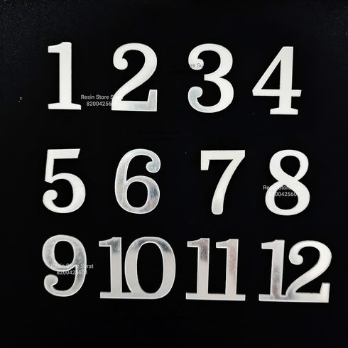 English Number Silver