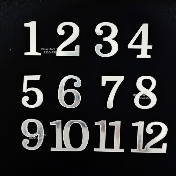 English Number Silver