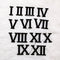 1.5 inch Roman Number Black