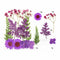 10 In 1 Purple Pressed Dry Flowers