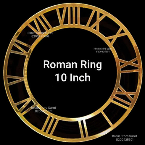 Roman Acrylic Ring For Resin Clock