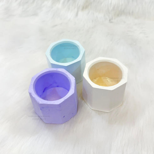 Hexagonal Candle Jar J