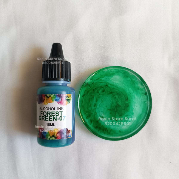 Forest Green Alcohol ink For Resin