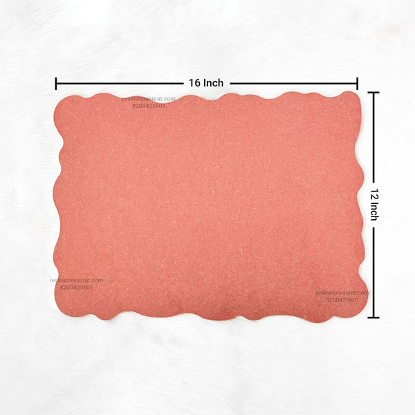 Agate Rectangle Name Plate MDF Cutout - C