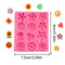 12 Cavity Mini Flower Candle Mould - 39