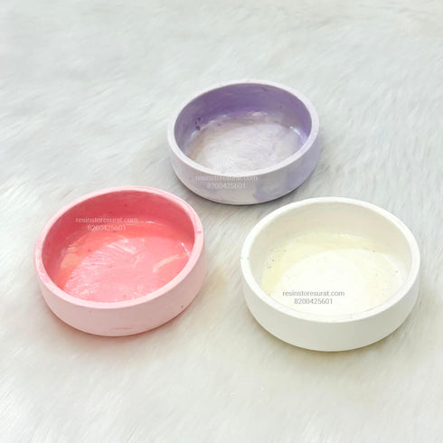 Round Tray Small Candle Jar