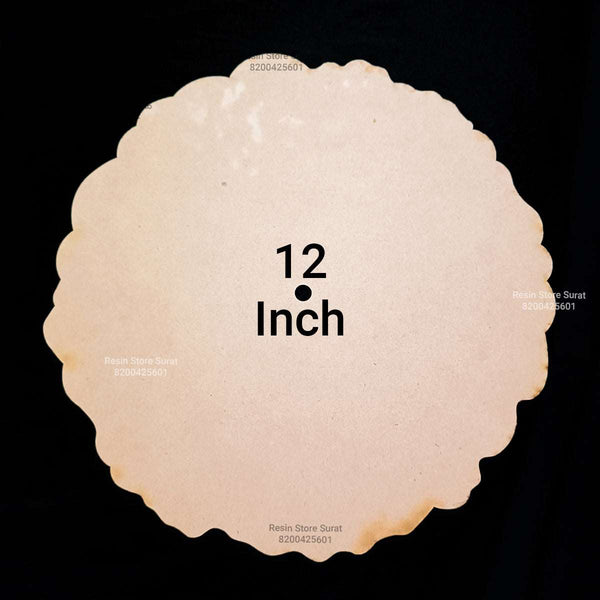 12 Inch Agate Round MDF For Clock