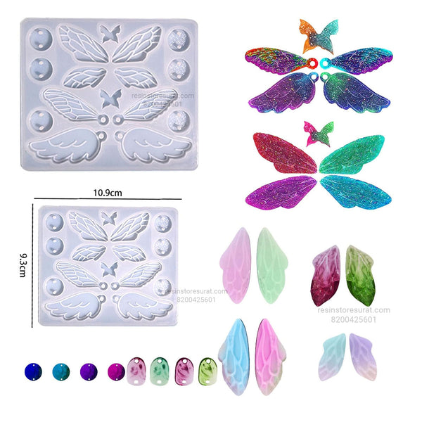 16 Cavity Butterfly Keychain & Pendant Mould - 440