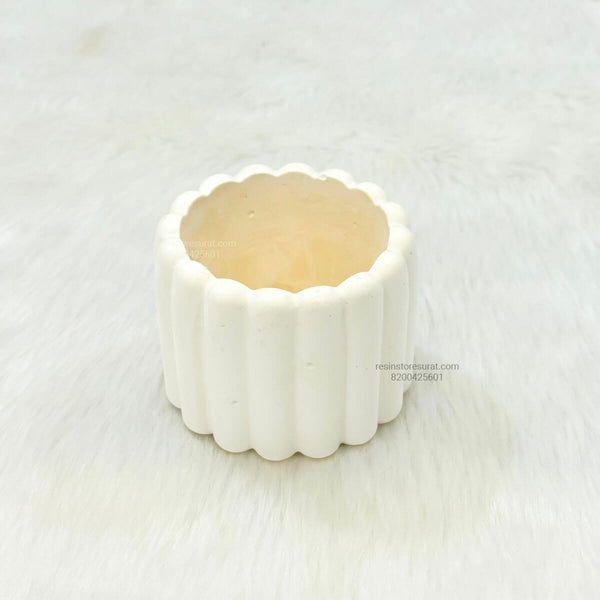 Ribbed Candle Jar A