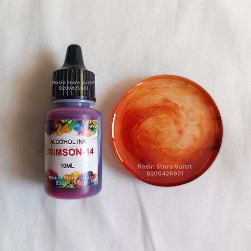 Crimson Alcohol ink For Resin