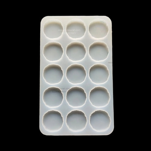 2 inch Agate Round 15 Cavity Mould