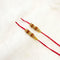 2 Rudrax Beads Readymade Rakhi Thread - RT2 (5 Pair)