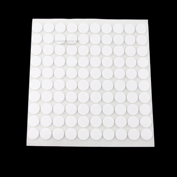 10 MM 2 Side Round Transparent Sticker