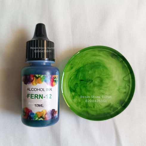 Fern Alcohol ink For Resin