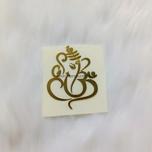 Ganesha Metal Sticker