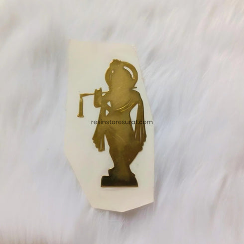 Krishna Metal Sticker