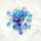 Multi Shade Blue Color Flower Petal