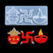 3 Cavity Diwali Mould | Kalash Mould | Swastik Mould | Diya Mould