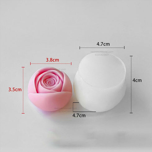 3D Handmade Candle Flower Mould 0151
