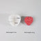 Handmade 3D Rose Heart Candle Mould-017