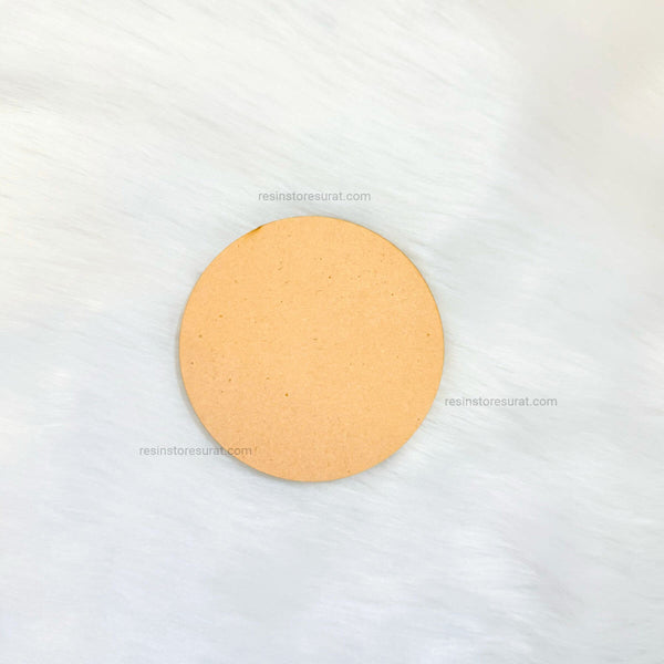 3 Inch Round MDF Coaster