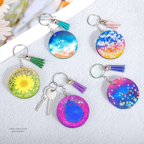 9 Round Keychain mould