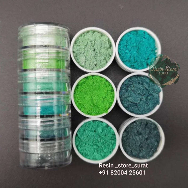Mini Pearl Mica Powder Set D