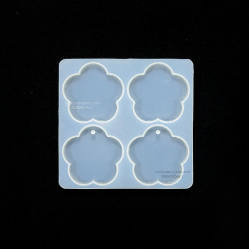 4 Cavity Flower Keychain, Lumba, Jewellery & Clip Mould