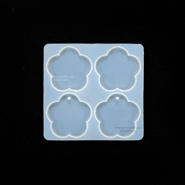 4 Cavity Flower Keychain, Lumba, Jewellery & Clip Mould