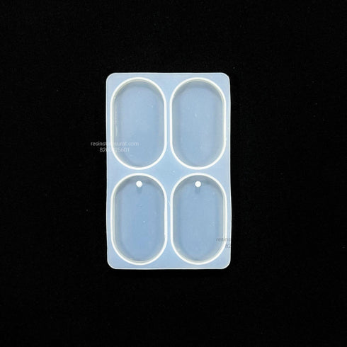 4 Cavity Oval Keychain, Lumba, Jewellery & Clip Mould