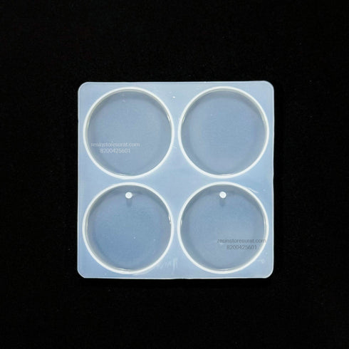 4 Cavity Round Keychain, Lumba, Jewellery & Clip Mould