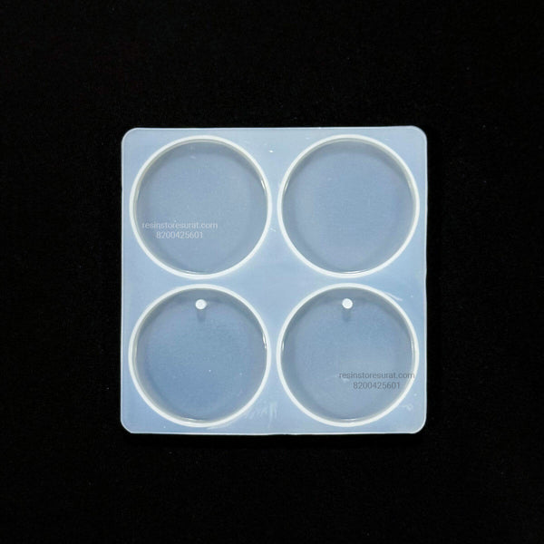 4 Cavity Round Keychain, Lumba, Jewellery & Clip Mould