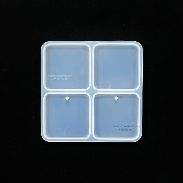 4 Cavity Square Keychain, Lumba, Jewellery & Clip Mould