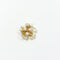 White Pearl Bead Medium Five Leaf Flower