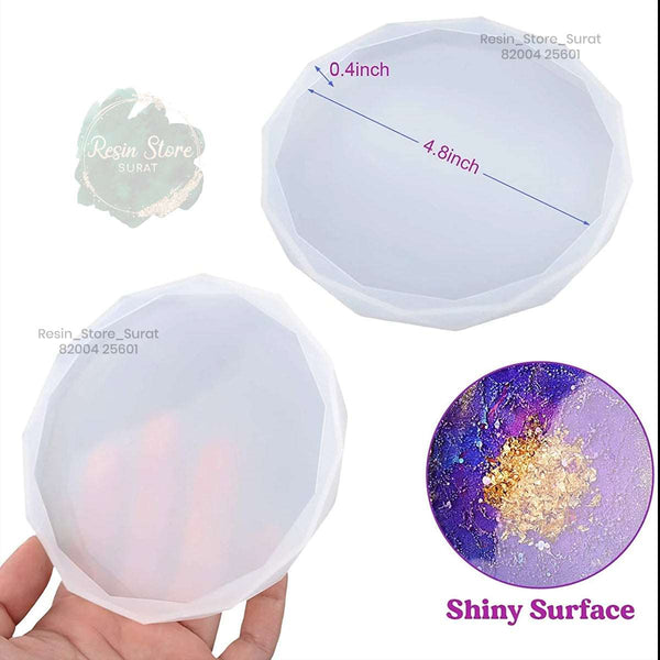 5 inch Diamond cut Round shape Mould