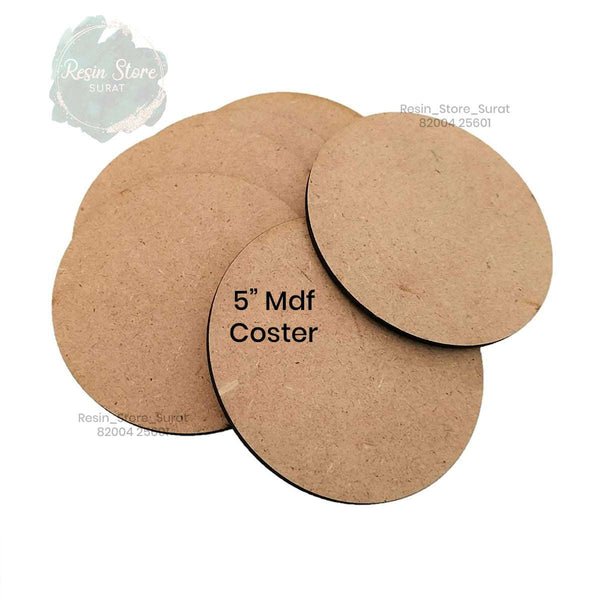 5 Inch MDF Coaster