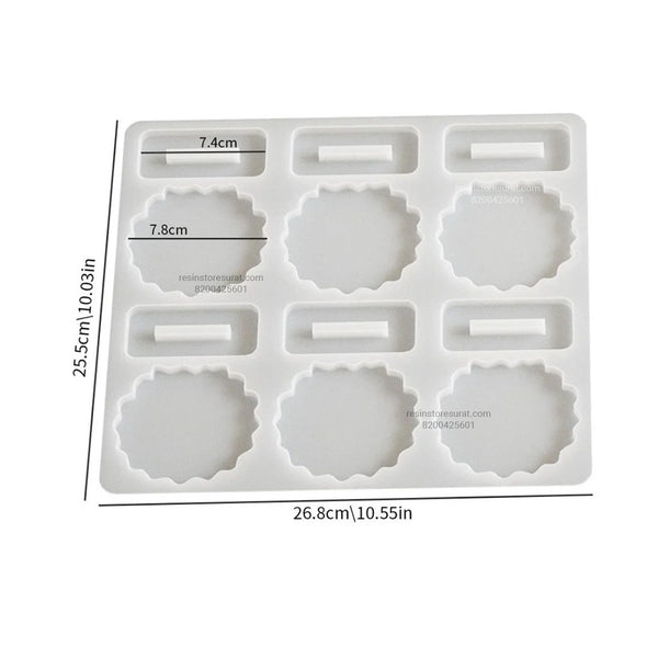 6 Cavity Round Frame with stand mould