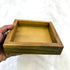 6 Inch Teak Wood Floating Frame with Acrylic Base