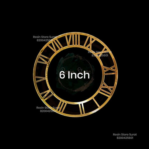Roman Acrylic Ring For Resin Clock
