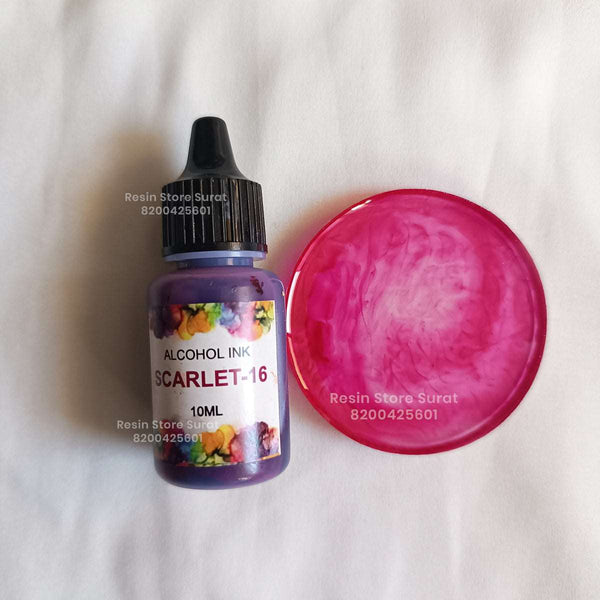 Scarlet Alcohol ink For Resin