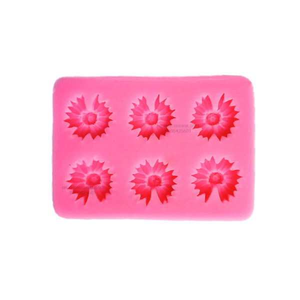 6 Cavity Flower Pink Mould