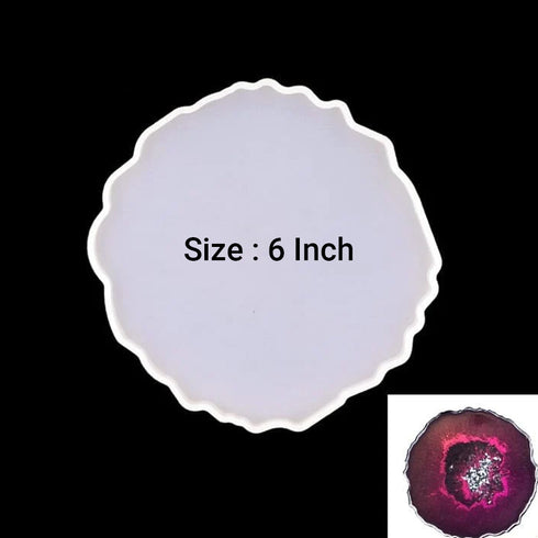 6 Inch Agate Mould For Resin
