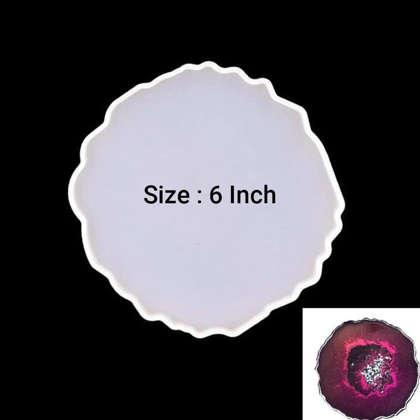 6 Inch Agate Mould For Resin