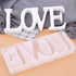 Love Text Mould 6 Inch
