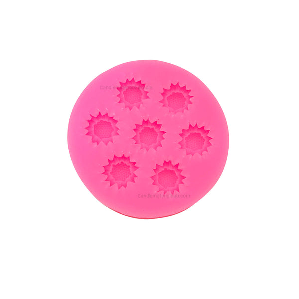 7 Cavity Candle Flower Mould - 100