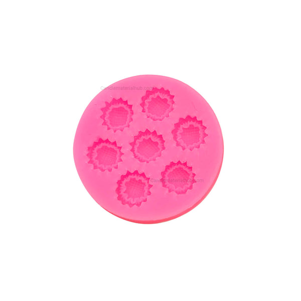7 Cavity Candle Flower Mould - 97