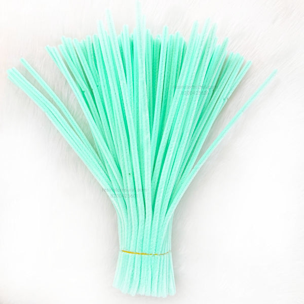 8 MM Aqua Green Pipe Cleaner For Craft