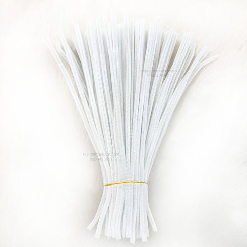 8 MM White Pipe cleaner For Craft