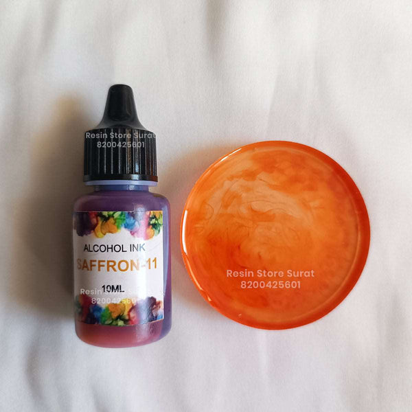 Saffron Alcohol ink For Resin