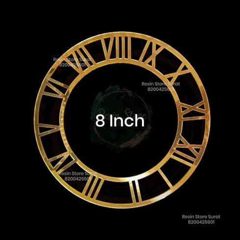 Roman Acrylic Ring For Resin Clock